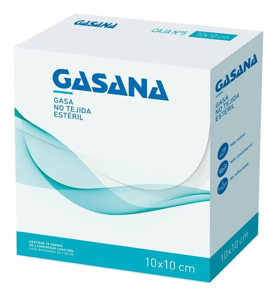 Gasana No Tejida 10x10 2sob Pack 10u