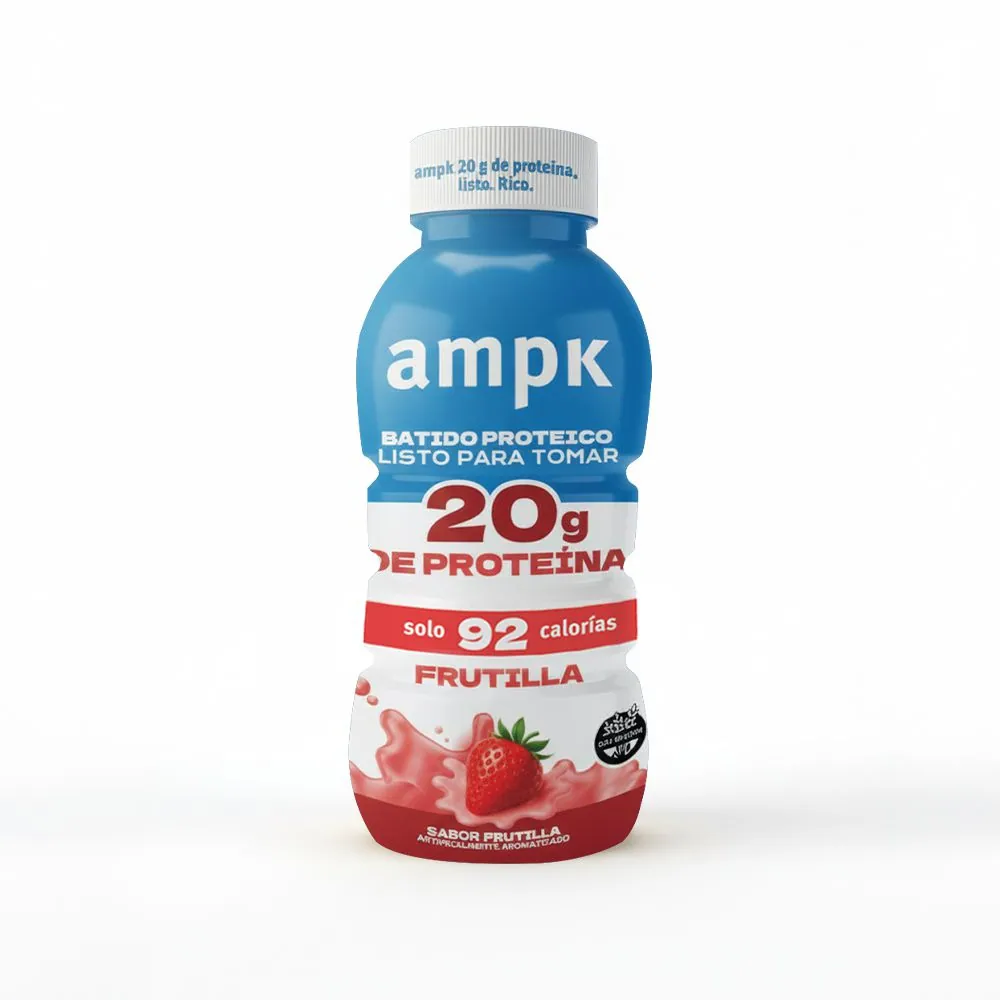 Ampk Batido Proteico Frutilla Botella
