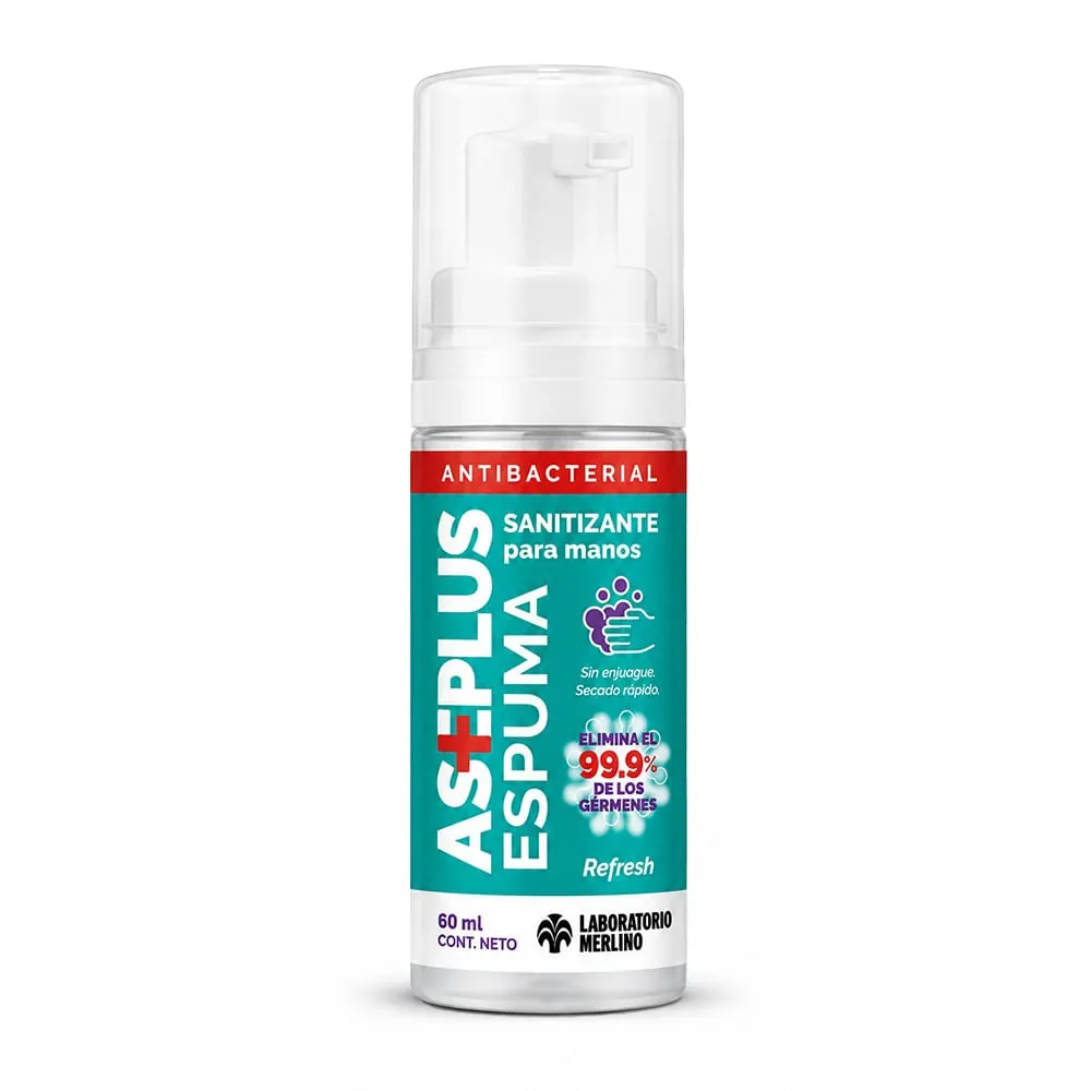Aseplus Sanitizante Antibacterial Solucion Espuma
