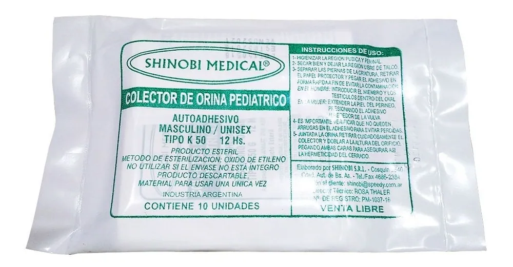 Colector de Orina Lisfar Ped Bolsa