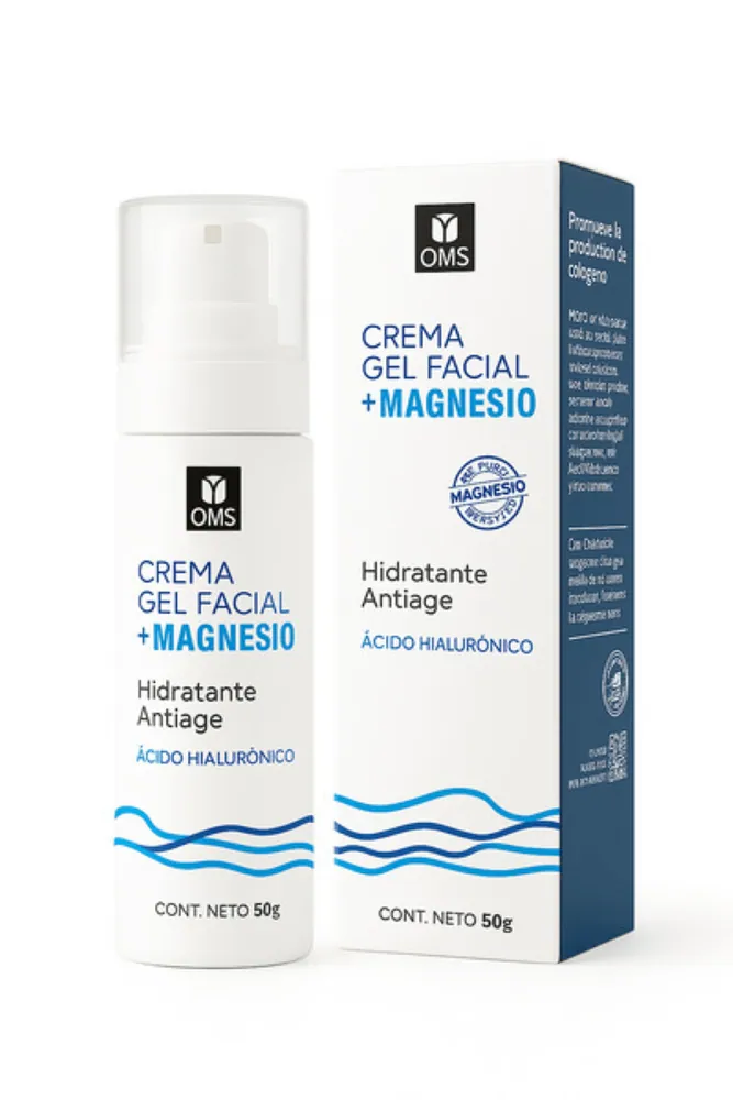Crema Gel Facial + Magnesio Oms