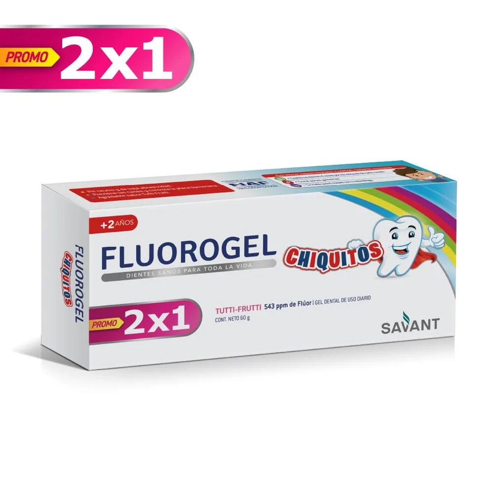 Fluorogel Chiquitos Gel X 60 Gr(2x1)