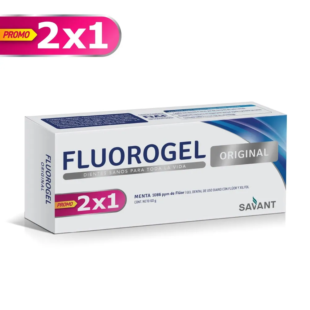 Fluorogel Original Menta Gel Dental X 60 Gr(2x1)