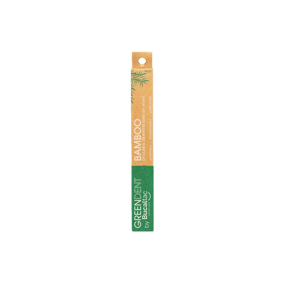 Bucal-Tac Green Dental Cepillo Bamboo P/Adulto