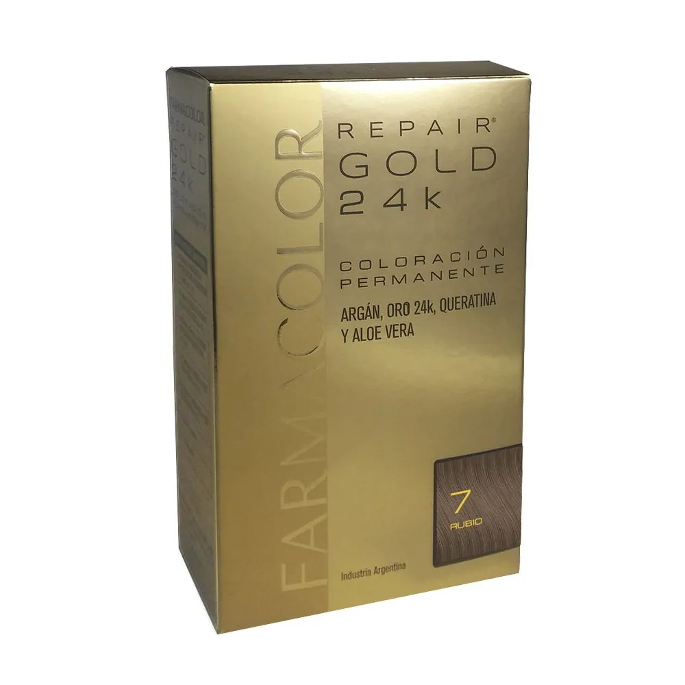 Farmacolor Kit Repair Gold 24K 7 Rubio