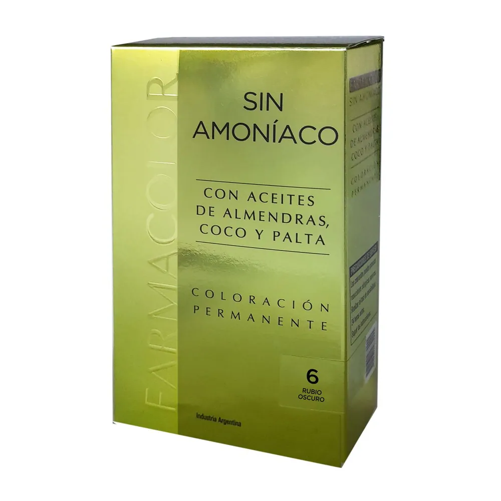 Farmacolor Kit sin Amoniaco 6 Rubio Osc.