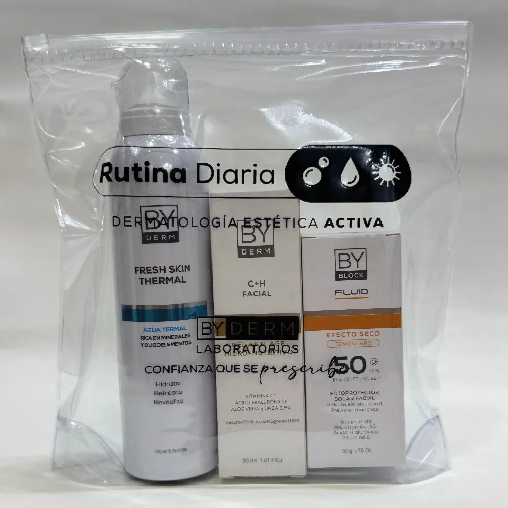 By Derm Pack Antiage Rutina Diaria(Thermal+B She Gel+B Block FPS50 Tss/C)