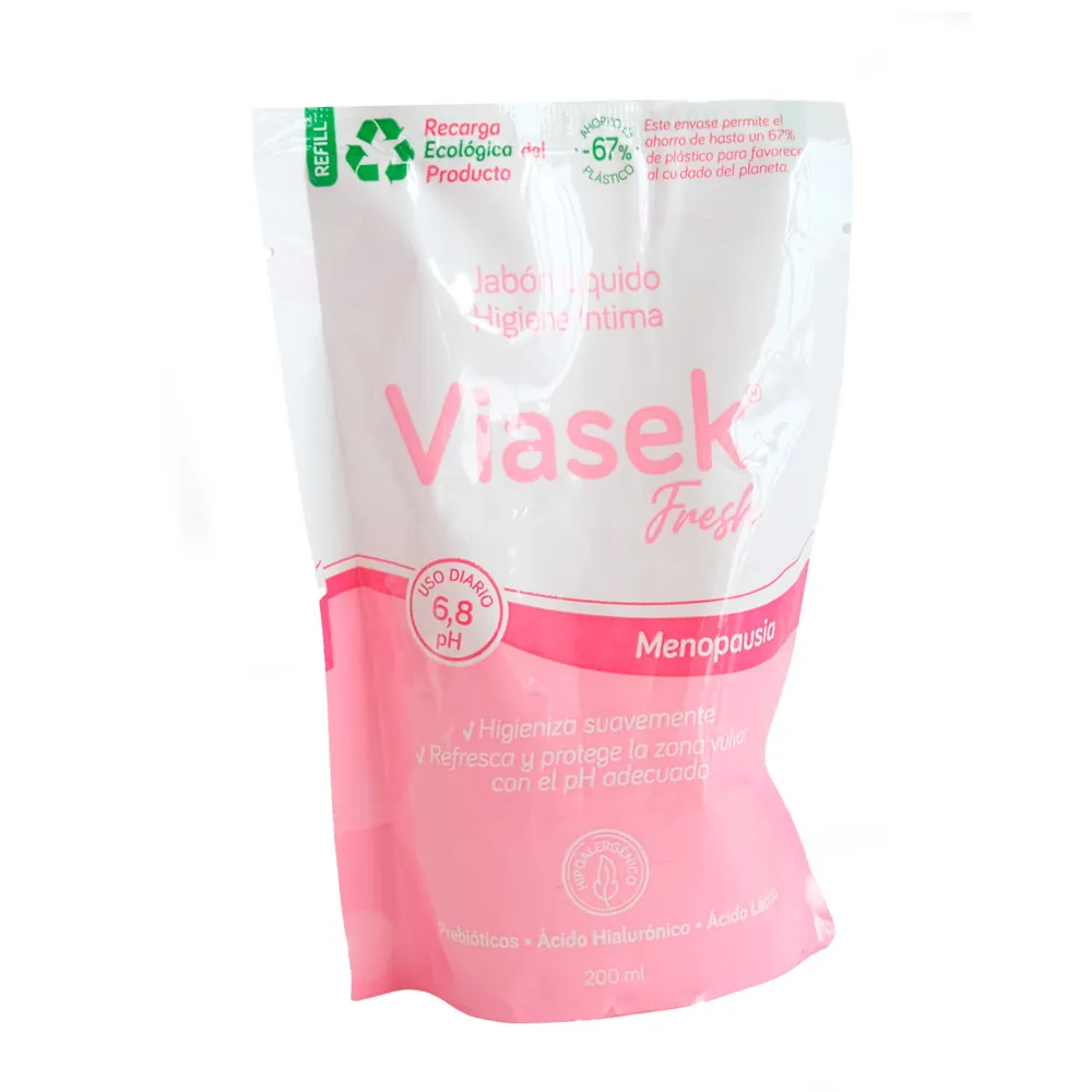 ViaSek Fresh PH 6,8 Jabón Líquido Doyp X 200 Ml(Refill)