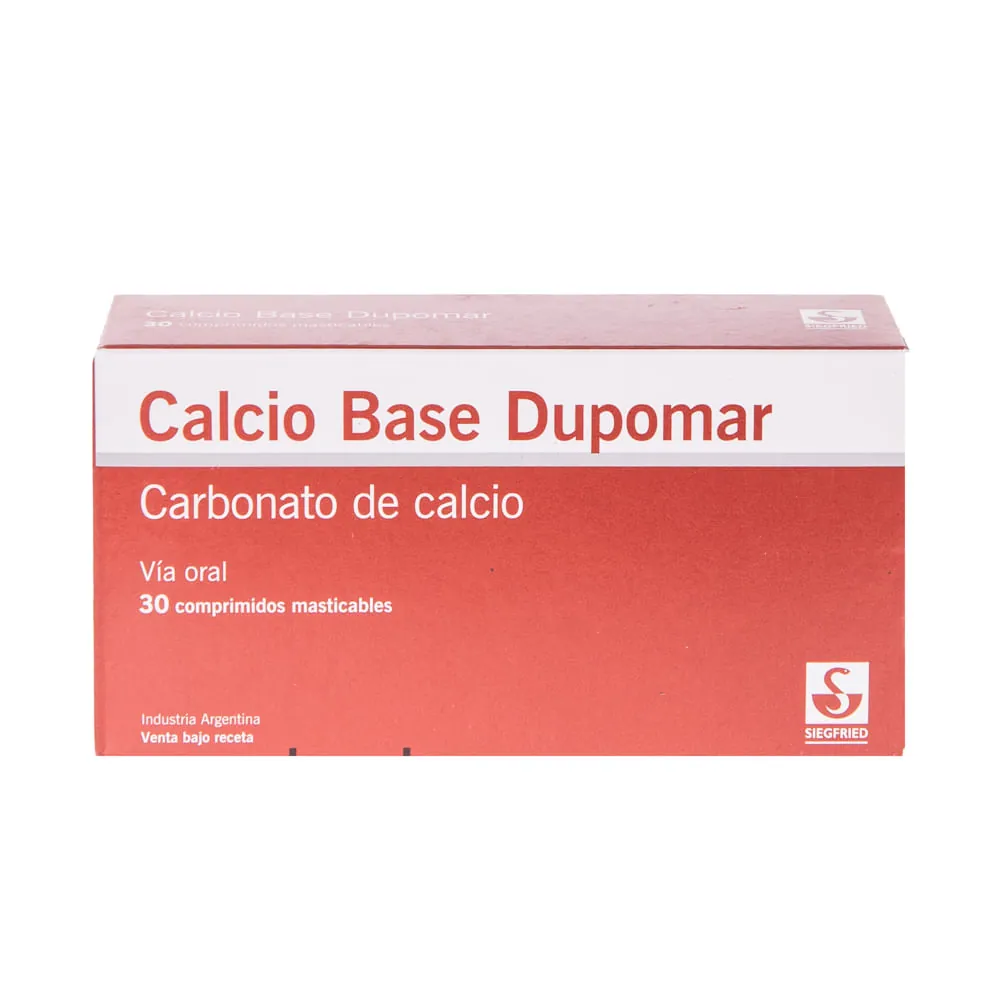 Calcio Base Dupomar Comprimidos