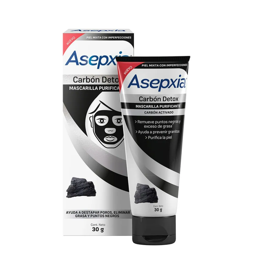 Asepxia Carbon Detox Máscara Purificante