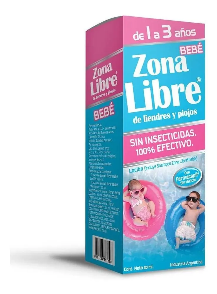 Zona Libre Bebe Loción