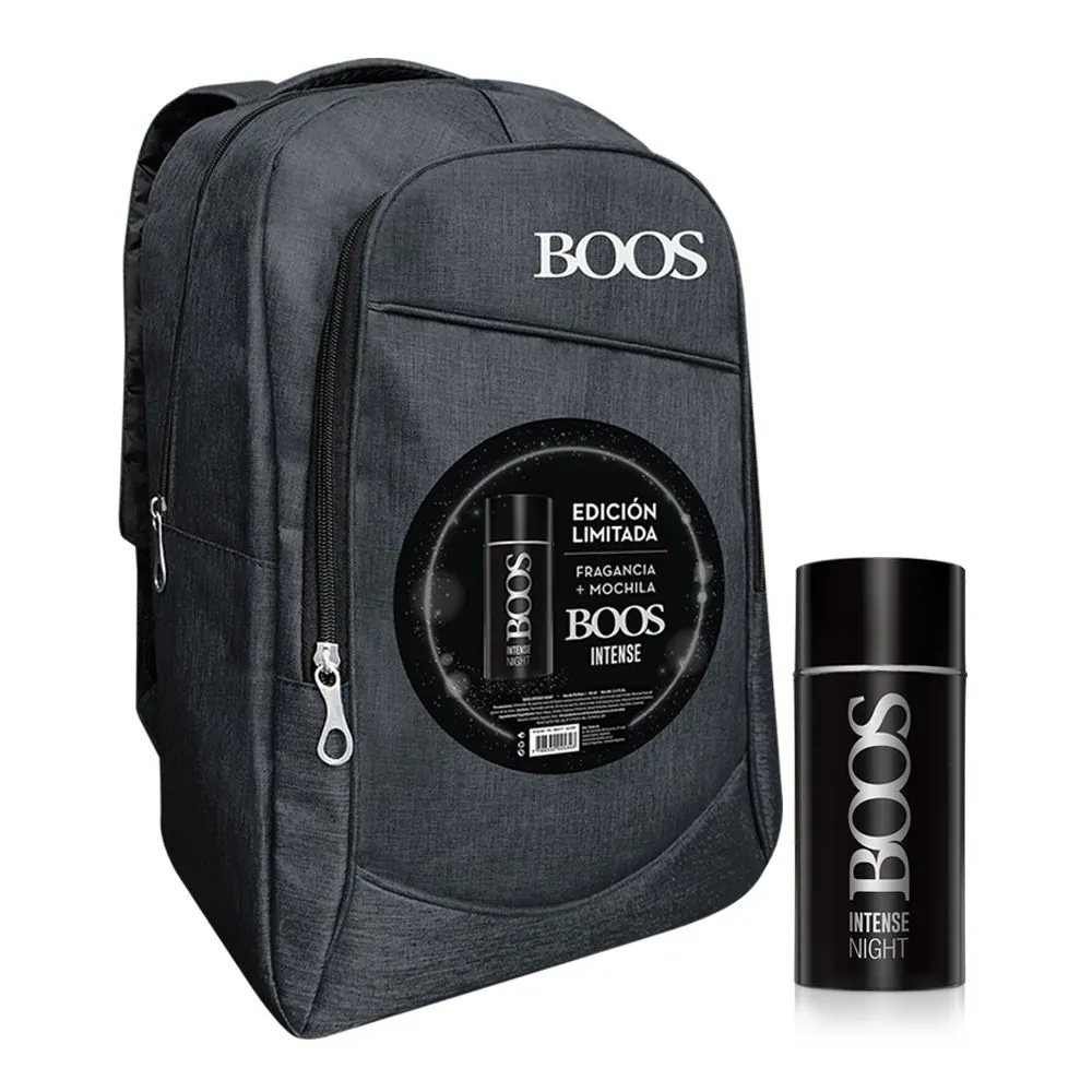 Boos Intense Night Pack Edpx90 ML + Mochila