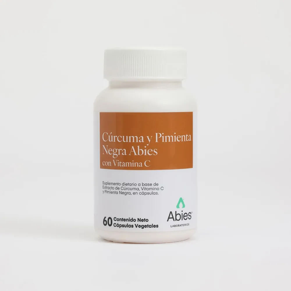 Curcuma y Pimienta Negra Abies C/Vit C Cap
