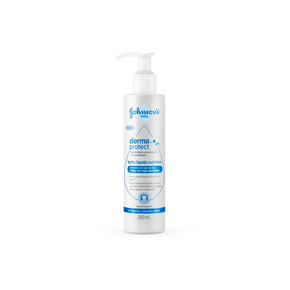 J&J Baby Derma Protec Jabón Líquido Nut