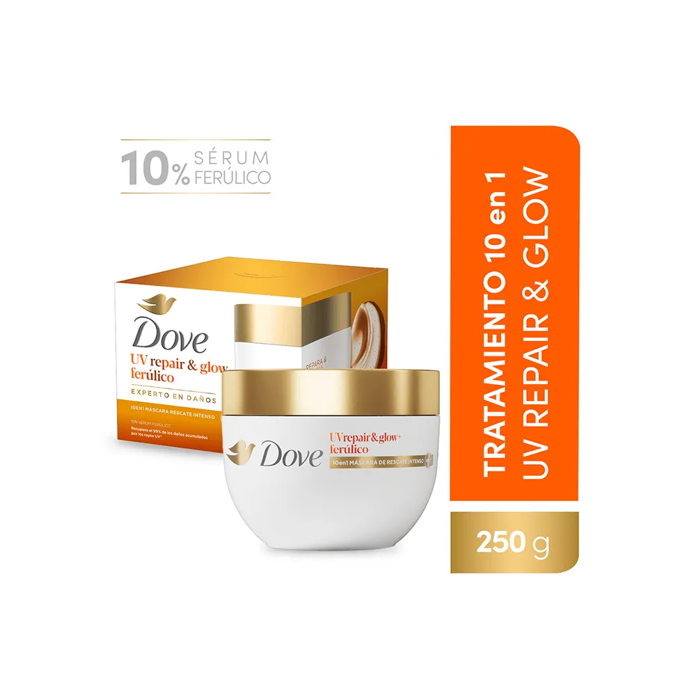 Dove UV Repair & Glow+Ferulico Máscara