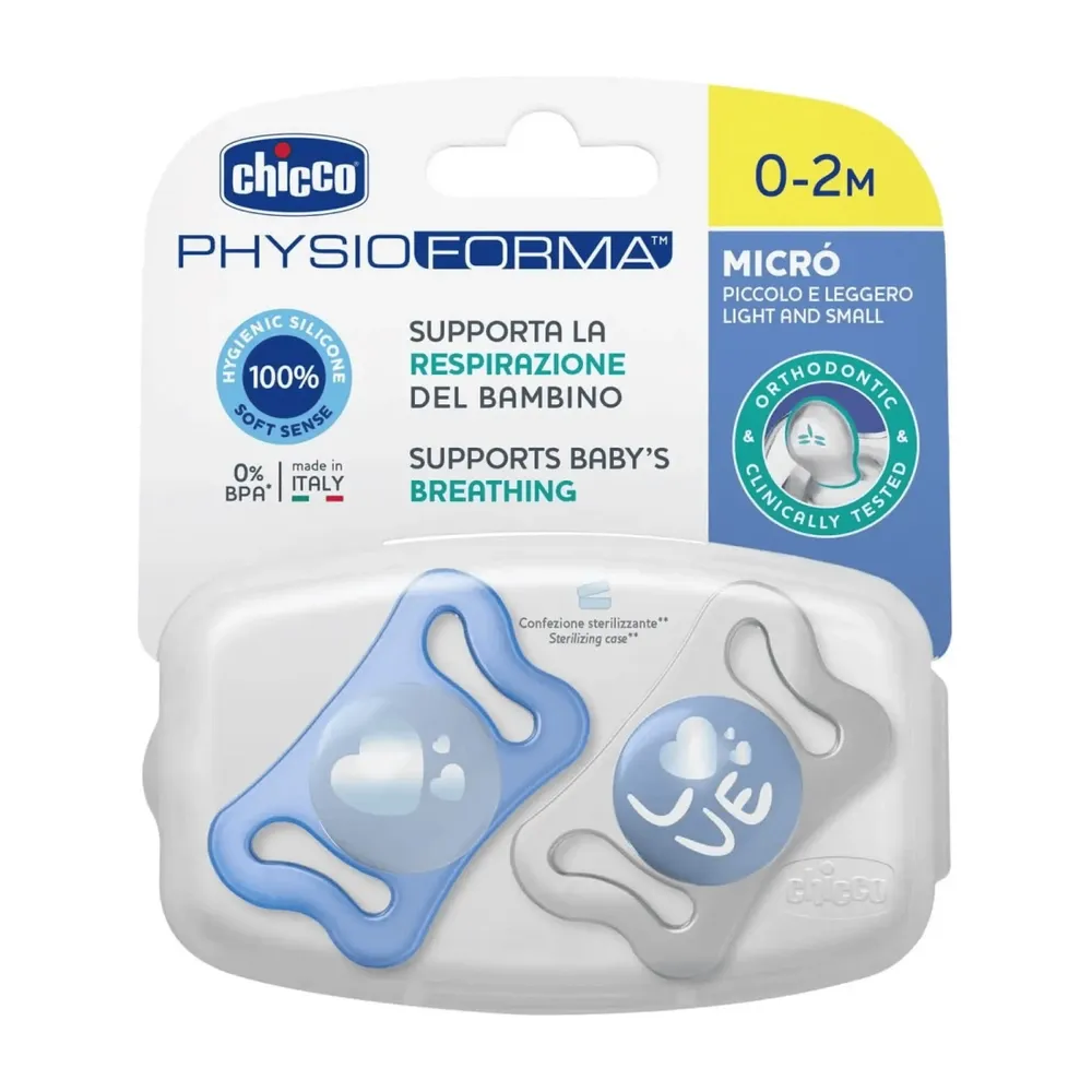 Chicco Chupete Physio Micro 0-2M Boy
