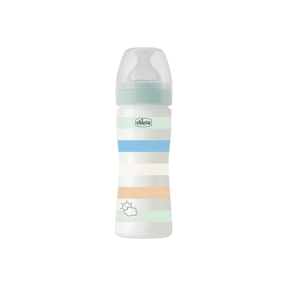 Chicco Mamadera Well-Being Colors Boy