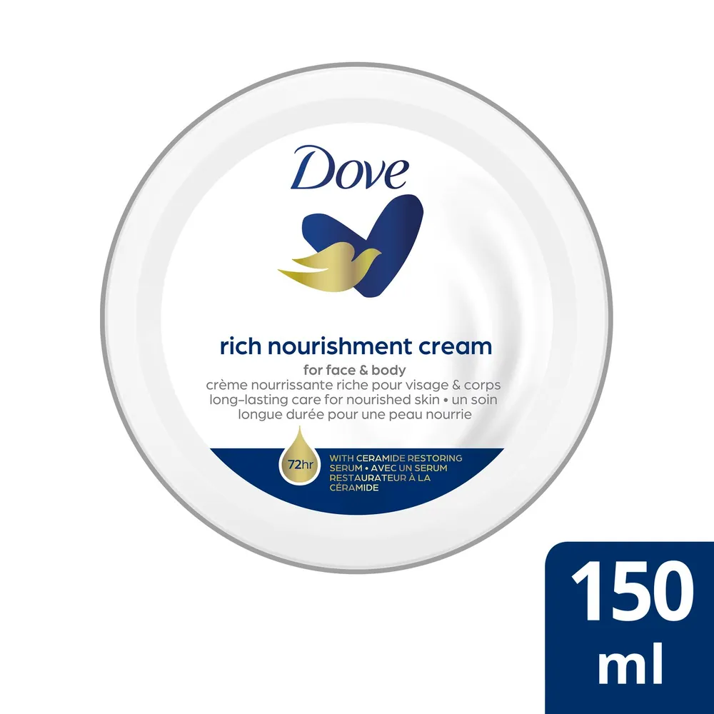 Dove Crema Nutritiva Piel Seca X 150 ML Azul