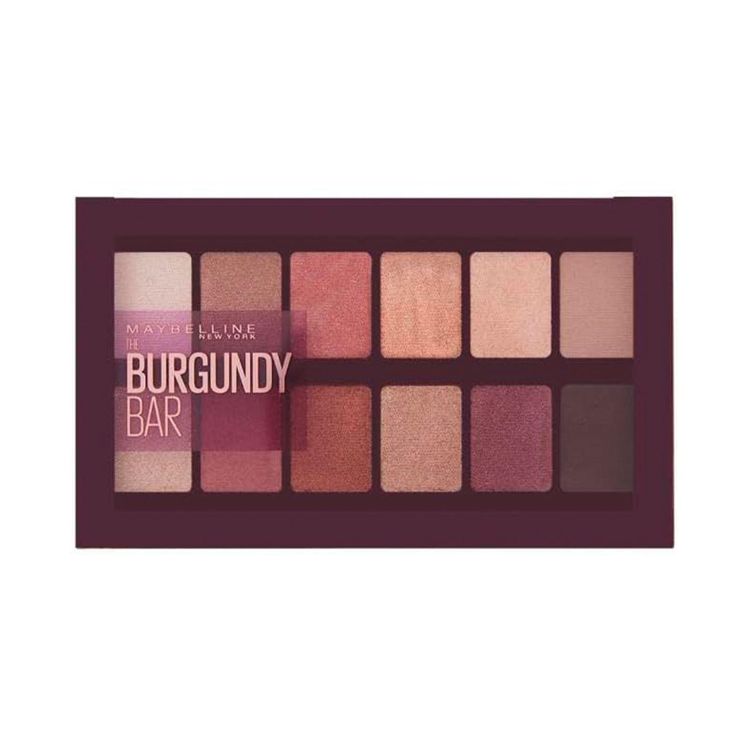 Mb Burgundy Bar Palette Sombras Nu 04