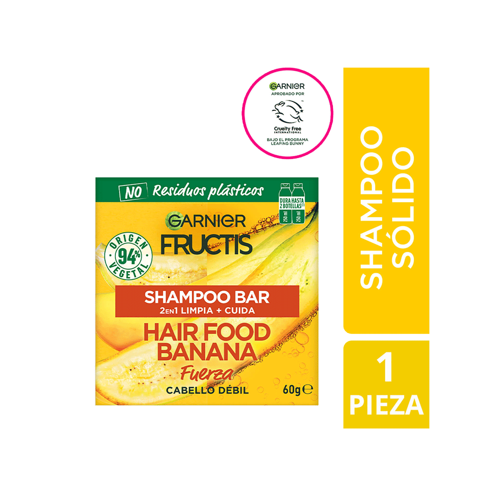 Fructis Hair Food Banana Shampoo Barra