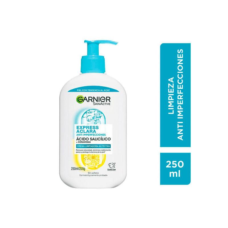 Garnier S.Active Crema Limpiadora Nutritiva Express Aclara