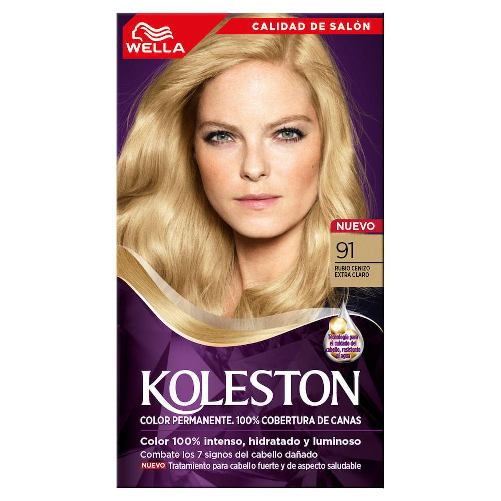 Koleston Tintura Kit N 91 Rubio Cenizo Extra Clar