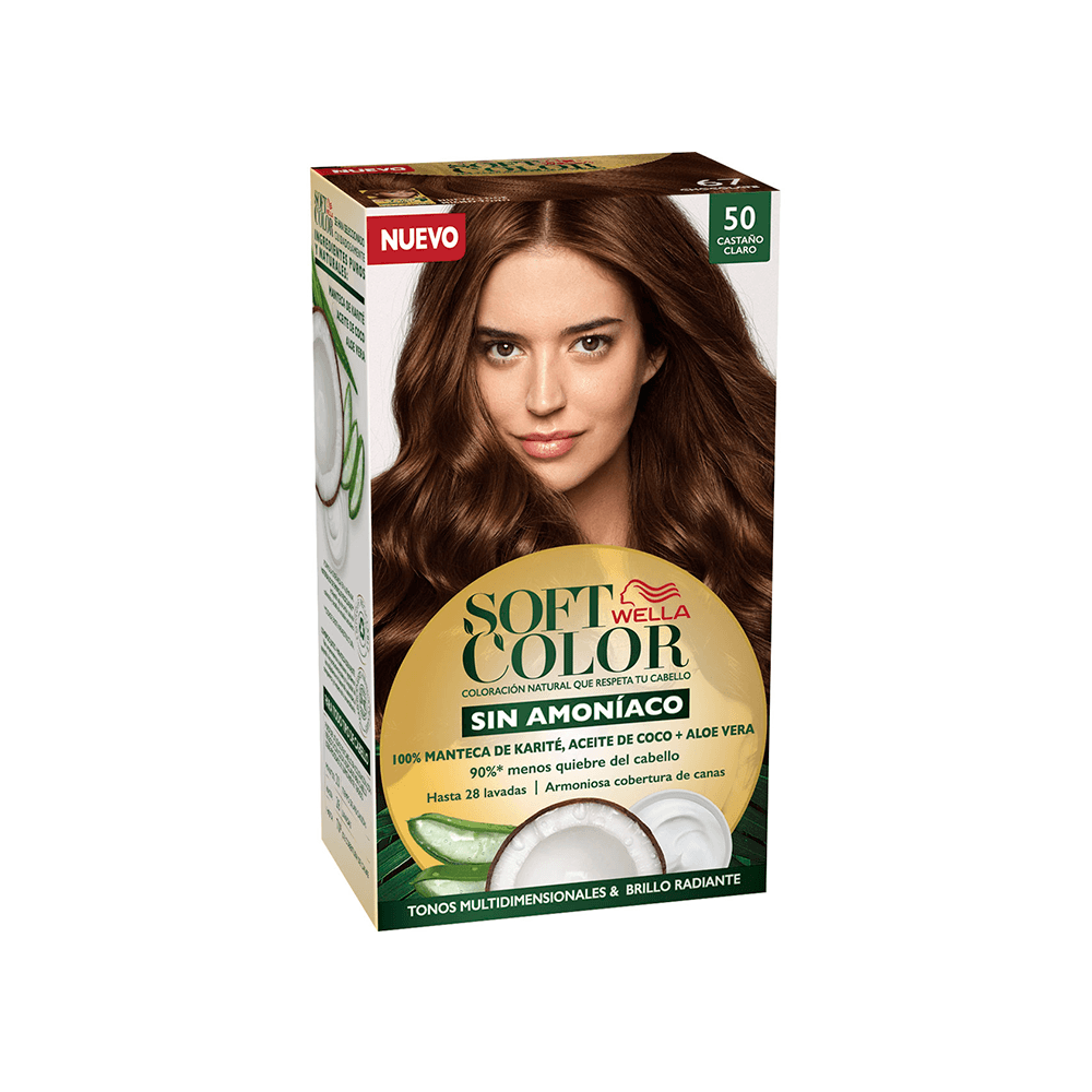 Soft Color Kit Colorac N 50 Castaño Claro