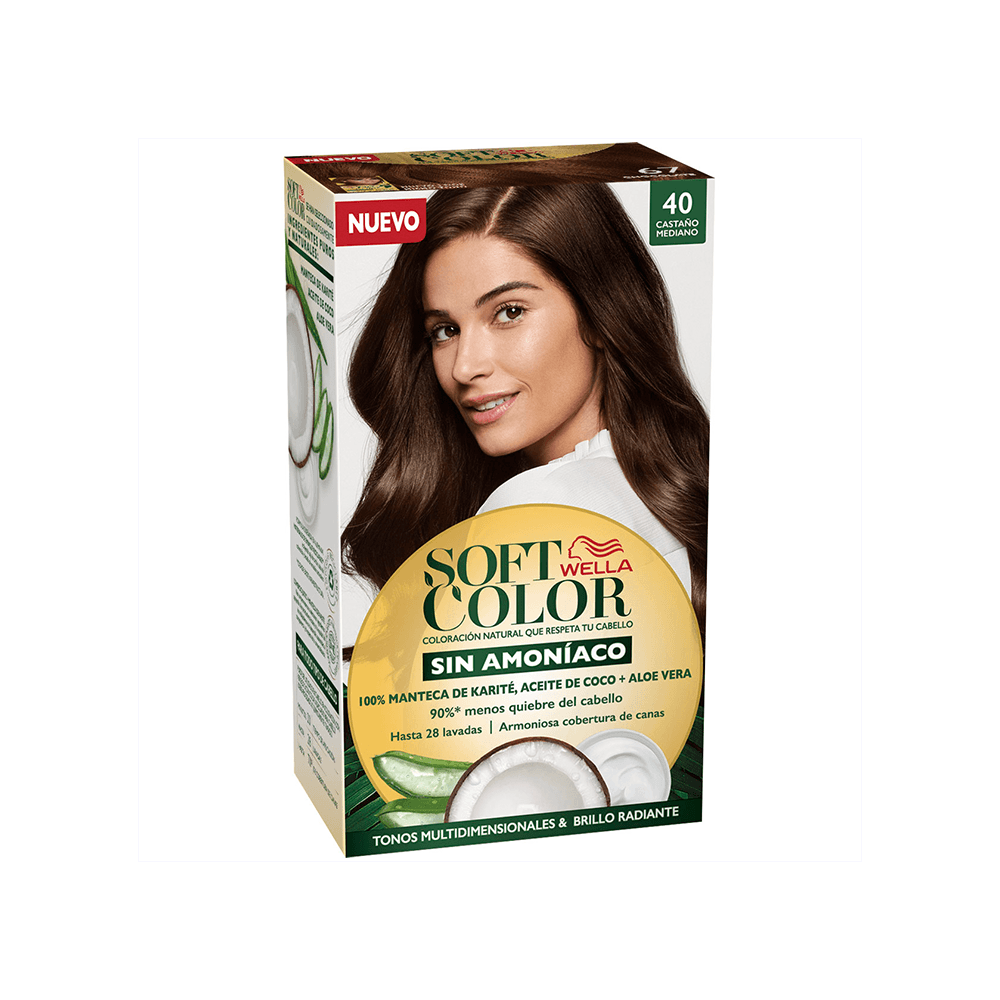Soft Color Kit Colorac N 40 Castaño Mediano