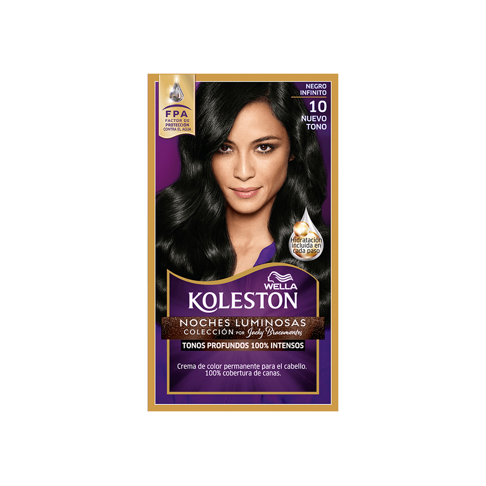Koleston Tintura Kit N 10 Negro Infinito