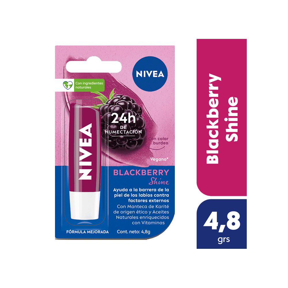Nivea Protec Labial Blackberry X 4,8 GR