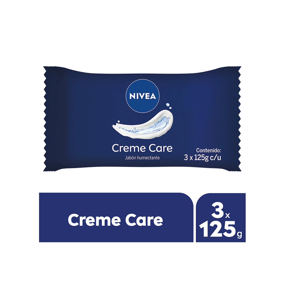 Nivea Jabón Creme Care X3