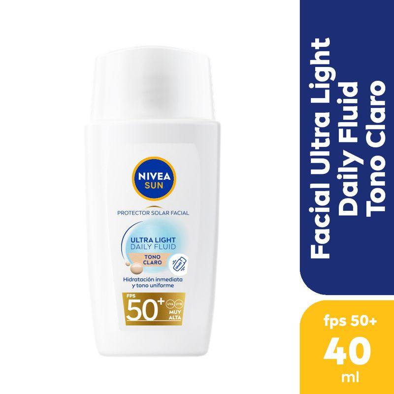 Nivea Sun Fac Ult Light Fluid Tono Claro F50