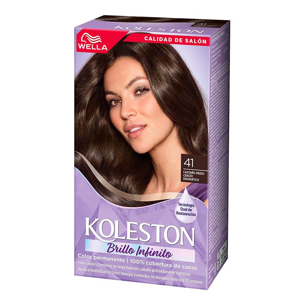 Koleston Tint Kit N41 Castaño Medio Cenizo Enigmatico