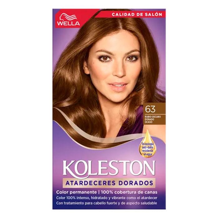 Koleston Tint Kit N 63 Rubio Oscuro Dorado