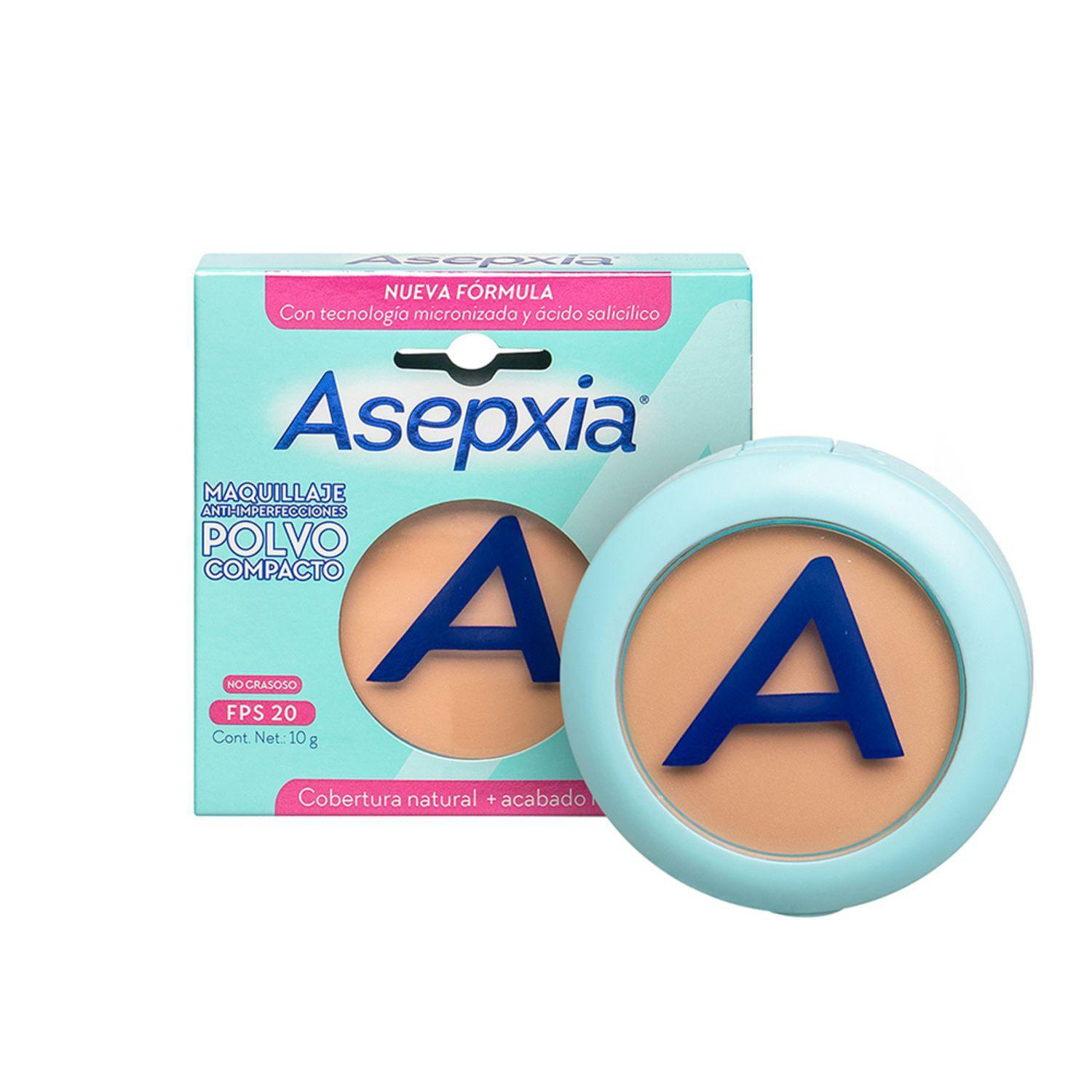 Asepxia Maquillaje Pol/Com Natural Mat Nf