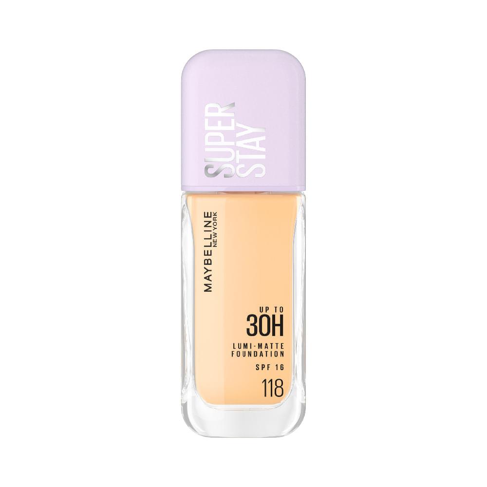 Mb Superstay Lumi Matte 30H SPF16 Tono 118