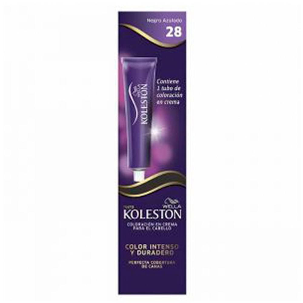 Koleston Tintura Crema N 28 Sing Nuevo Negro Azulado