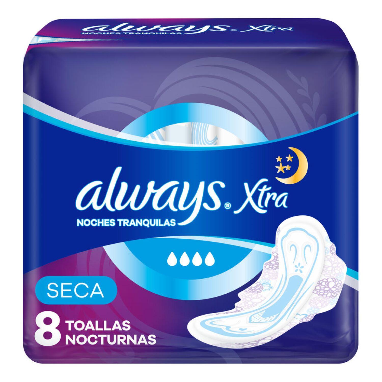 Always Xtra Prot Nocturna Seca Toal