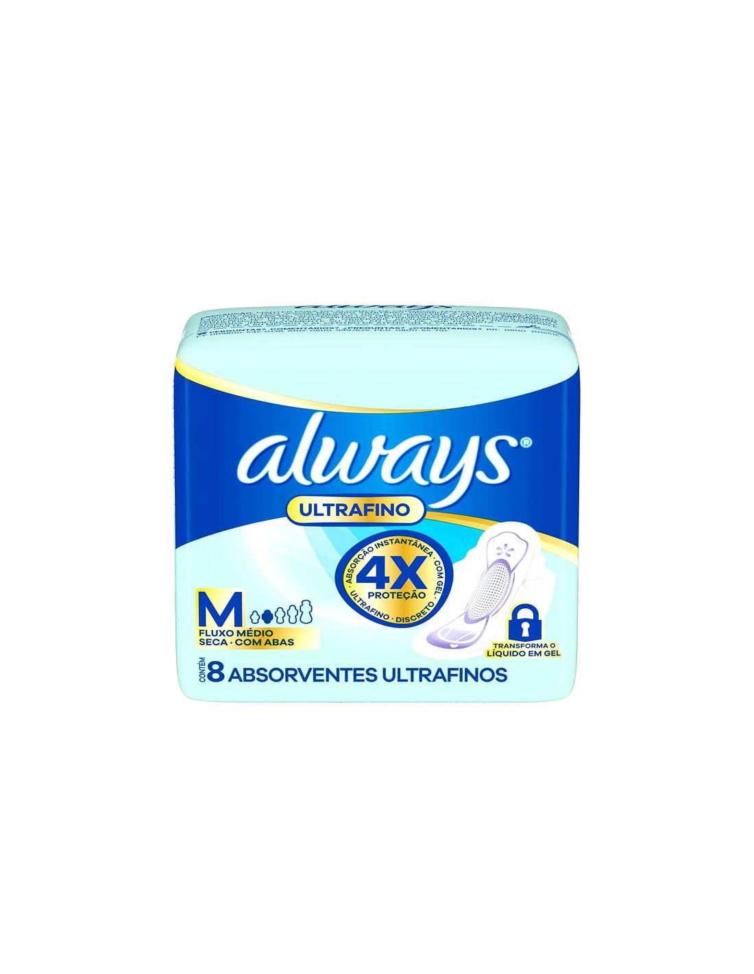 Always Ultrafina Seca M Toal