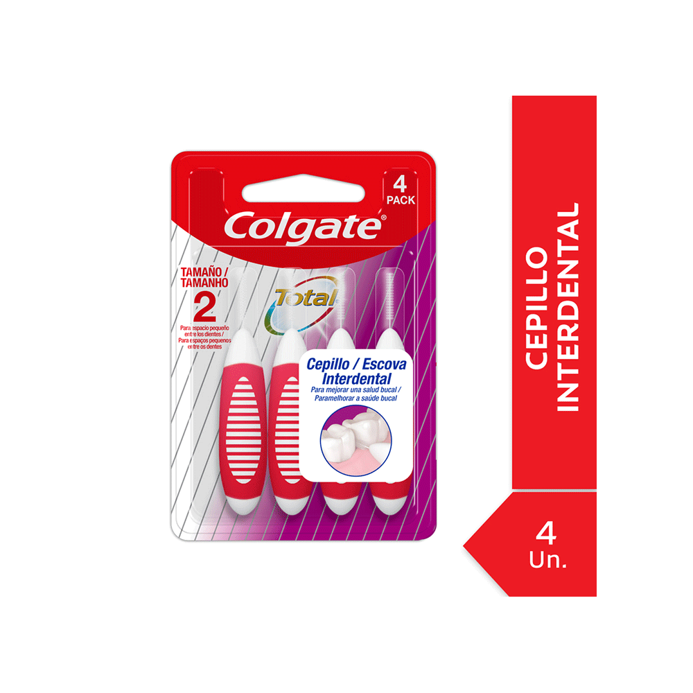 Colgate Cepillo Interdental X 4 (Tamaño 2)