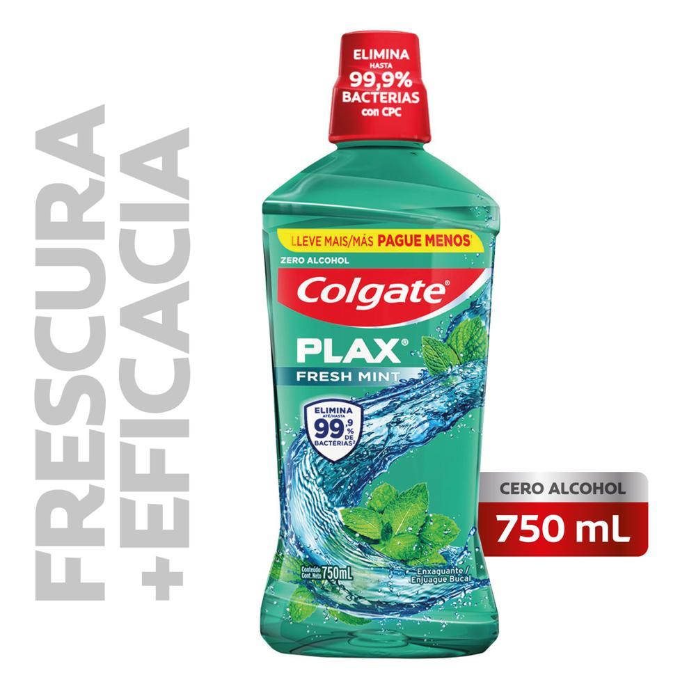 Colgate Plax Fresh Mint Sinalc X750 Ml(Pague500 Ml)