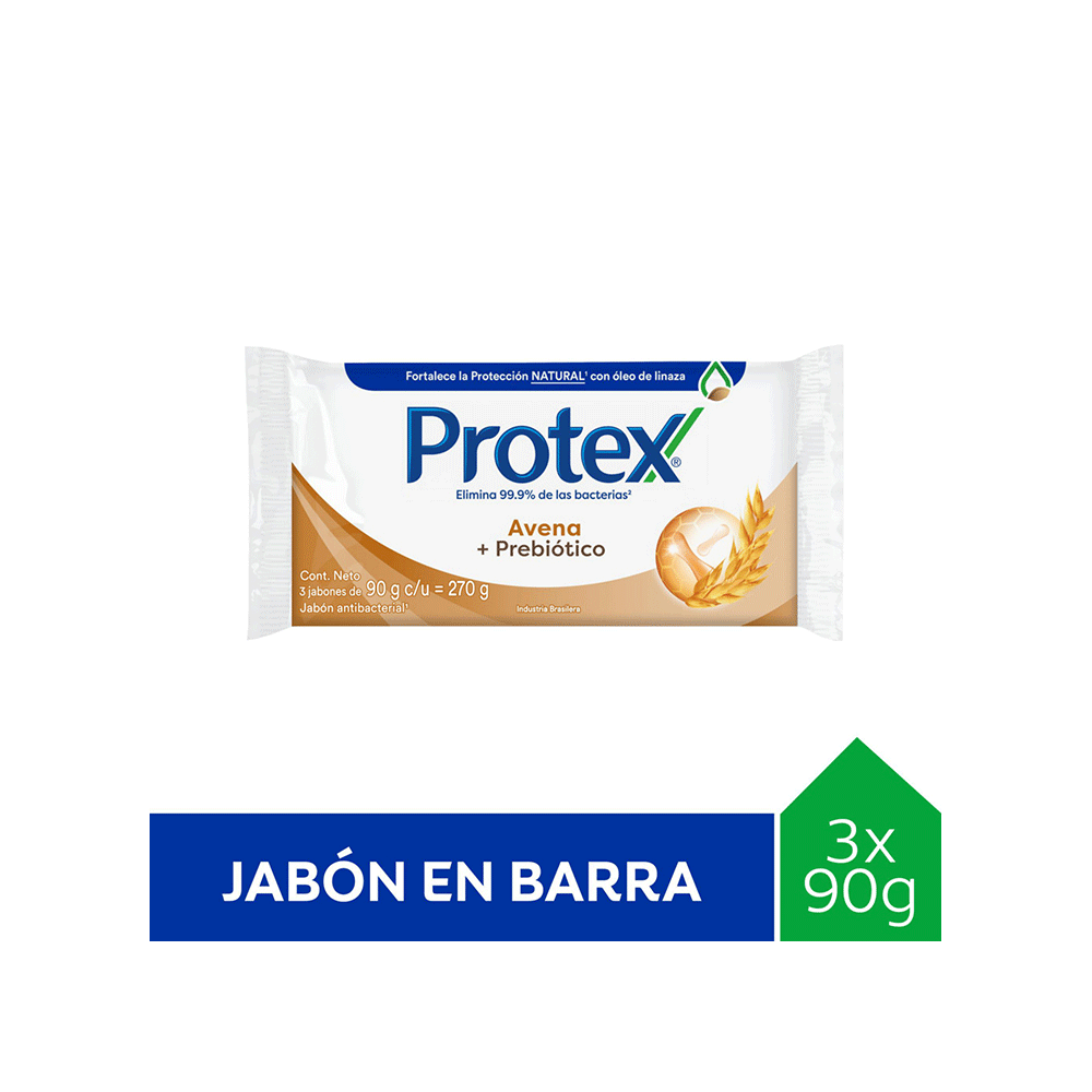 Protex Jabón Avena+Prebiot X 3