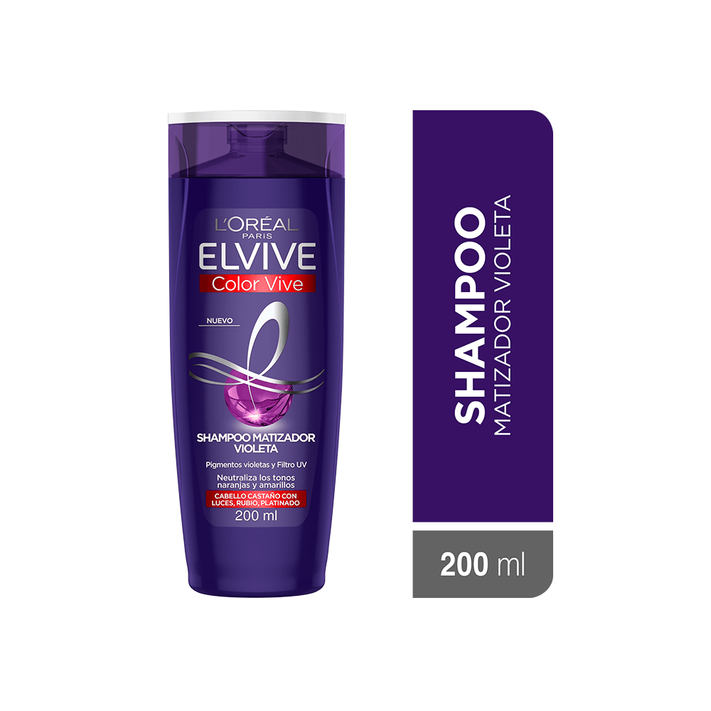 Elvive Color Vive Shampoo Matizador Violeta