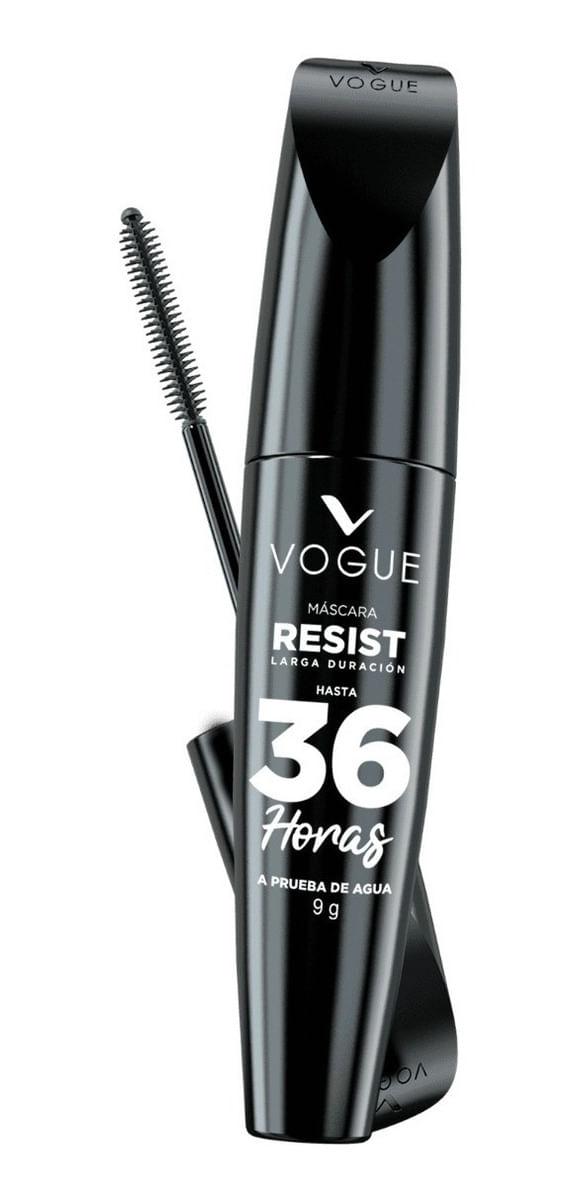 Vogue Máscara de Pestañas Resist 36hs a Prueba D Agua Negro
