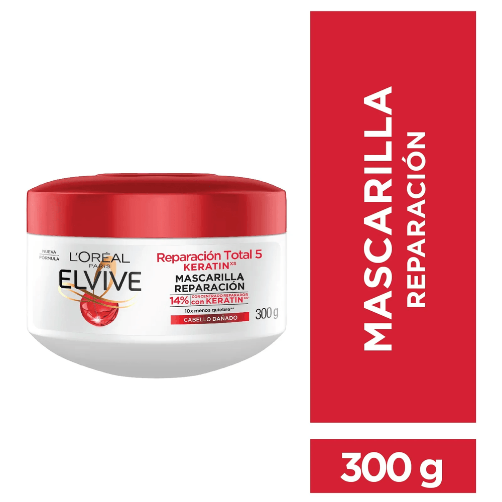Elvive Rep Total5+Keratin Mascara De Rep