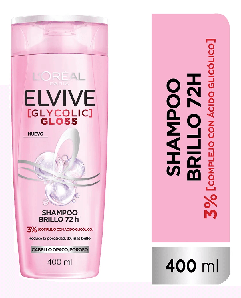 Elvive Glico Gloss Brillo Shampoo