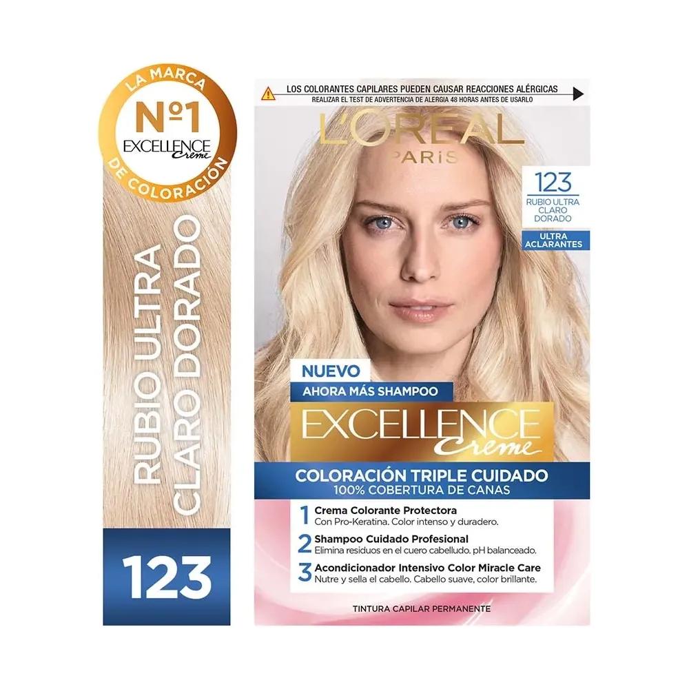 Excellence Tintura Ultra Blonds N 123
