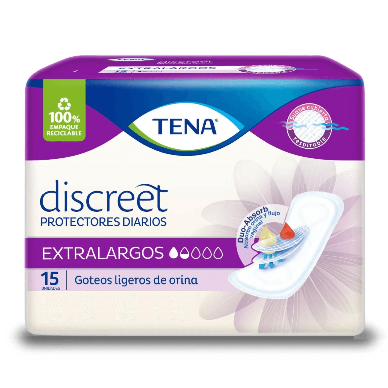 Tena Prot Dia Discreet Extralargos