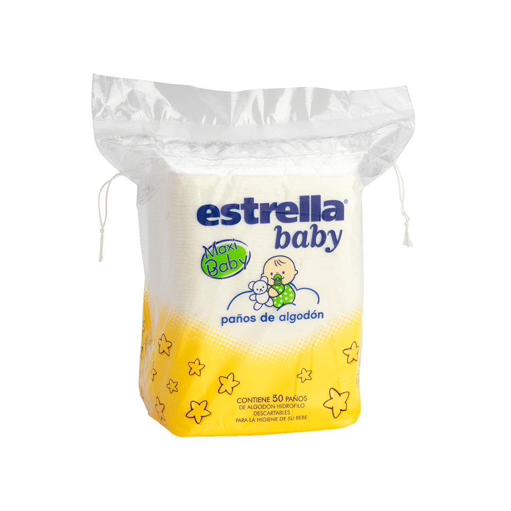 Estrella Algodon Baby Paños