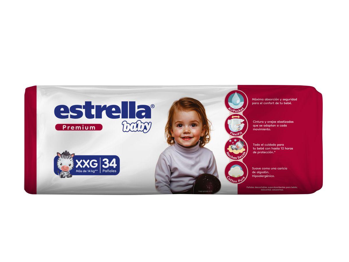 Estrella Baby Premium Pañal Xxgde